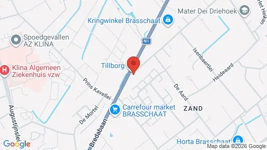 Apartments for rent i Brasschaat - kort over placeringen