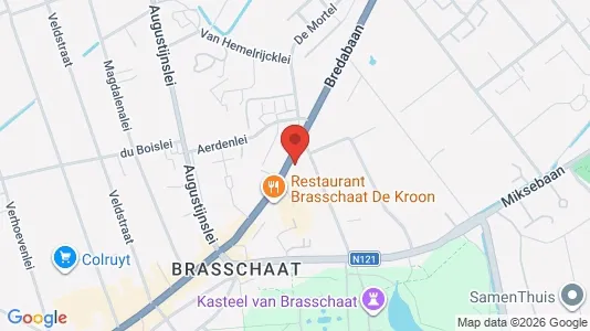 Apartments for rent i Brasschaat - kort over placeringen