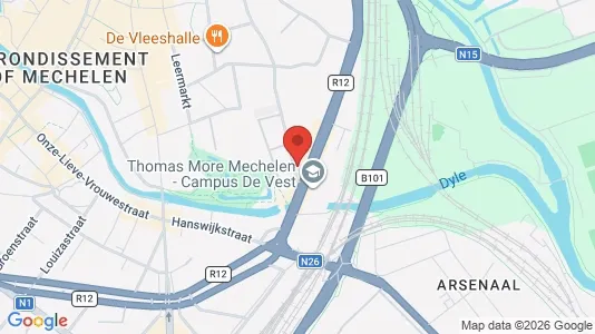 Apartments for rent i Mechelen - kort over placeringen