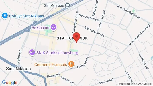 Apartments for rent i Sint-Niklaas - kort over placeringen
