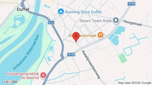 Apartments for rent i Duffel - kort over placeringen