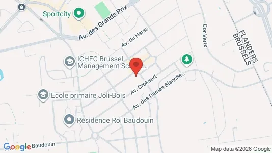 Apartments for rent i Brussels Sint-Pieters-Woluwe - kort over placeringen