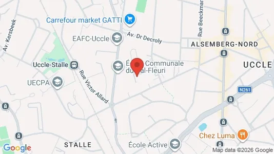 Apartments for rent i Brussels Ukkel - kort over placeringen