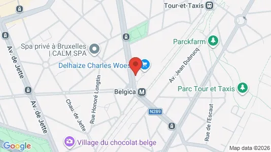 Apartments for rent i Brussels Jette - kort over placeringen