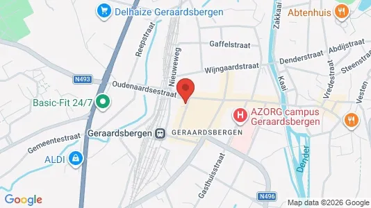 Apartments for rent i Geraardsbergen - kort over placeringen