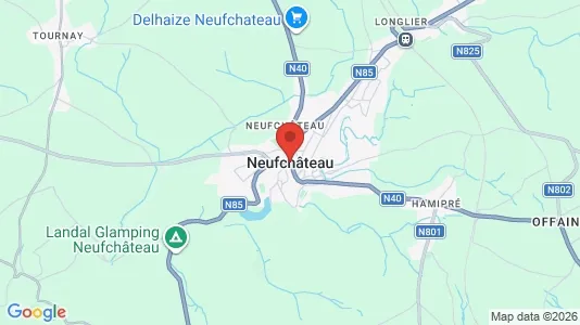 Houses for rent i Neufchâteau - kort over placeringen
