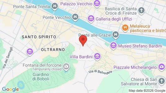 Apartments for rent i Florence - kort over placeringen