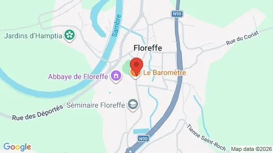 Apartments for rent i Floreffe - kort over placeringen