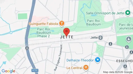 Apartments for rent i Brussels Jette - kort over placeringen