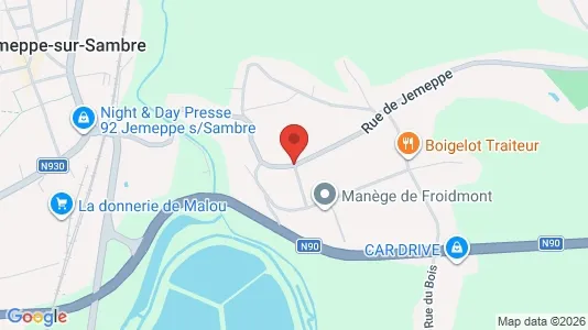 Apartments for rent in Jemeppe-sur-Sambre - Photo from Google Street View