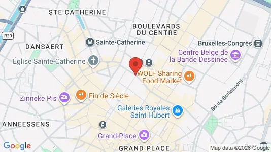 Apartments for rent i Stad Brussel - kort over placeringen