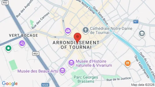 Apartments for rent i Doornik - kort over placeringen
