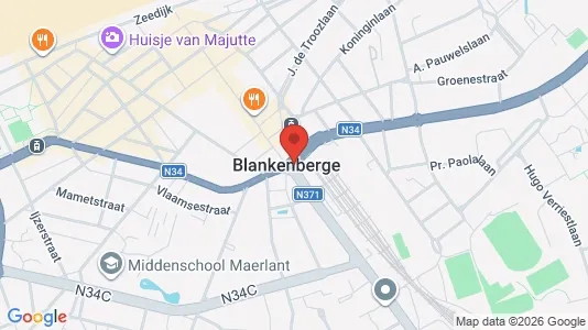 Apartments for rent in Blankenberge - Photo from Google Street View
