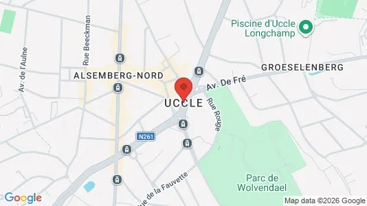 Apartments for rent i Brussels Ukkel - kort over placeringen