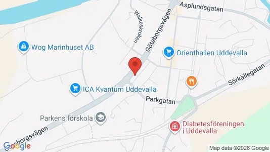 Apartments for rent i Uddevalla - kort over placeringen