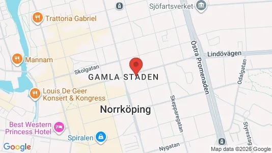 Apartments for rent i Norrköping - kort over placeringen