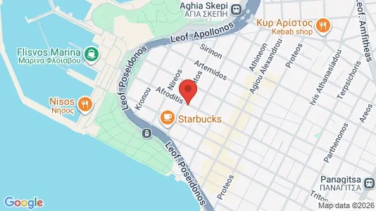 Apartments for rent i Palaio Faliro - kort over placeringen