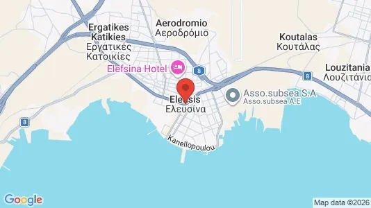 Apartments for rent i Elefsina - kort over placeringen