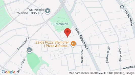 Apartments for rent i Herne - kort over placeringen