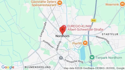 Apartments for rent i County of Bentheim - kort over placeringen