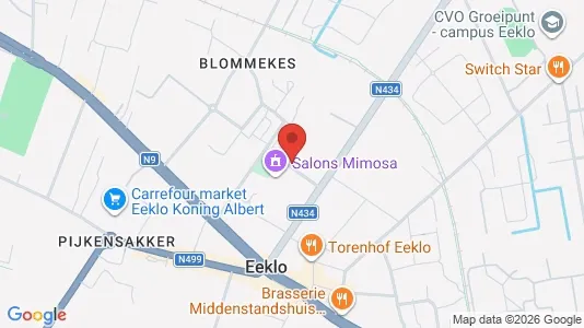 Apartments for rent i Eeklo - kort over placeringen
