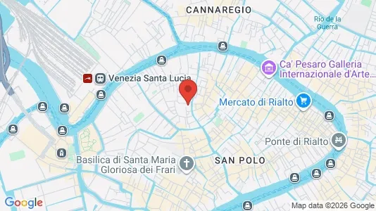 Apartments for rent i Venice - kort over placeringen