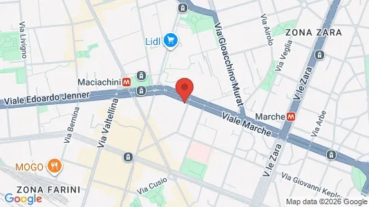 Apartments for rent i Milano Zona 9 - Porta Garibaldi, Niguarda - kort over placeringen