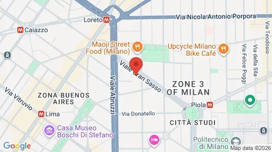 Rooms for rent i Milano Zona 3 - Porta Venezia, Città Studi, Lambrate - kort over placeringen