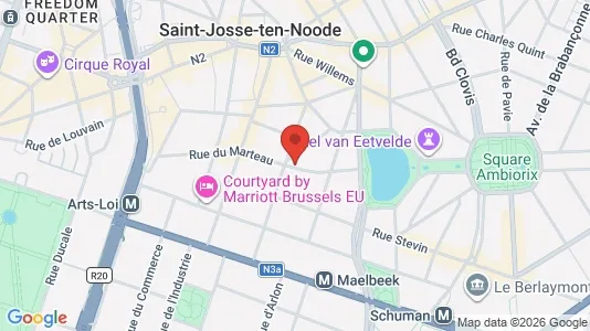 Apartments for rent i Stad Brussel - kort over placeringen