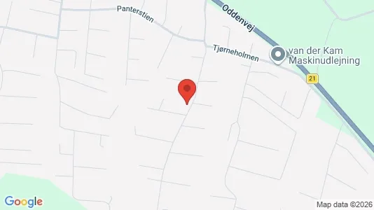 Apartments for rent i Nykøbing Sjælland - kort over placeringen