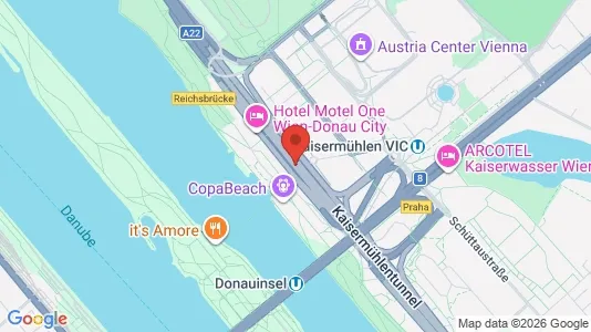 Apartments for rent i Vienna Donaustadt - kort over placeringen