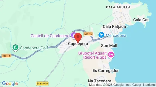 Houses for rent i Capdepera - kort over placeringen