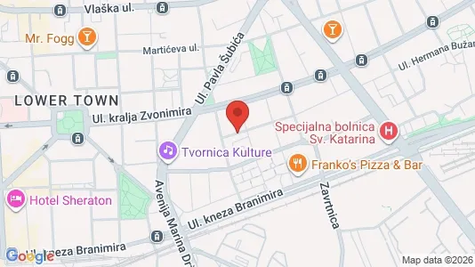 Apartments for rent i Sljeme (Medvednica-Tomislavac) - kort over placeringen