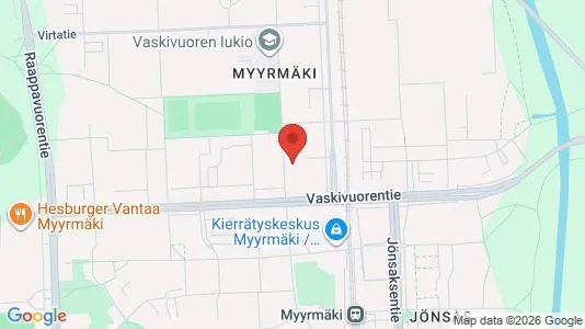 Apartments for rent i Vantaa - kort over placeringen