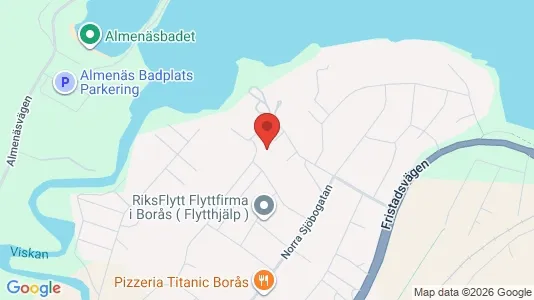 Apartments for rent i Borås - kort over placeringen