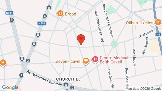 Apartments for rent in Brussels Elsene - Photo from Google Street View