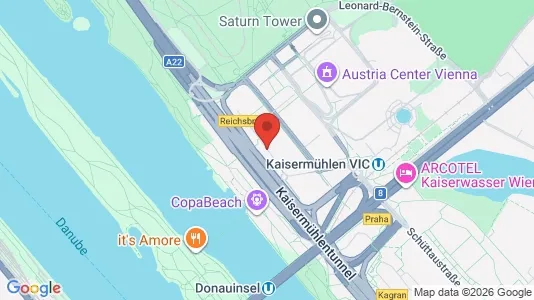 Apartments for rent i Vienna Donaustadt - kort over placeringen