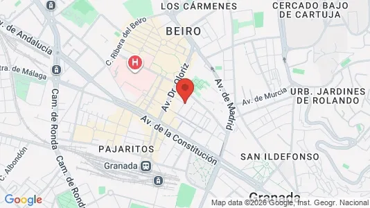 Apartments for rent i Granada - kort over placeringen