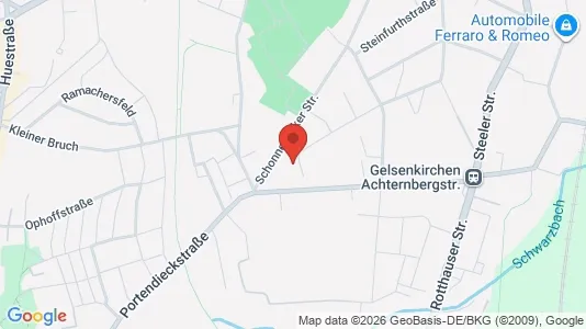 Apartments for rent i Gelsenkirchen - kort over placeringen