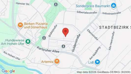 Apartments for rent i Halle (Saale) - kort over placeringen