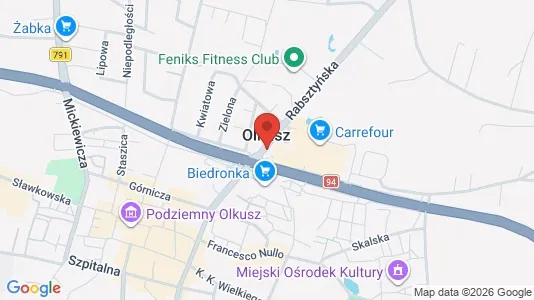 Apartments for rent in Olkuski - Photo from Google Street View