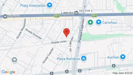 Apartments for rent i Bucharest - Sectorul 6 - kort over placeringen