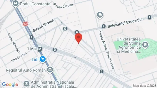 Apartments for rent i Bucharest - Sectorul 1 - kort over placeringen