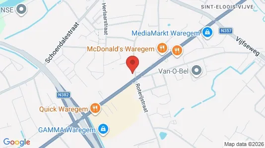 Apartments for rent in Waregem - Photo from Google Street View