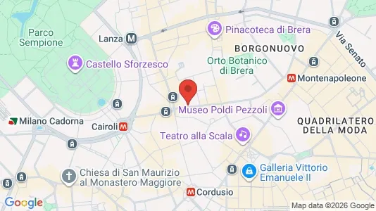 Apartments for rent i Milano Zona 1 - Centro storico - kort over placeringen