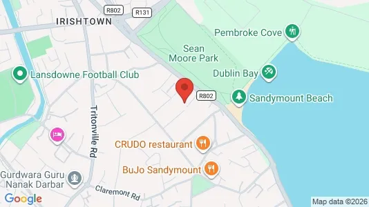 Apartments for rent i Dublin 4 - kort over placeringen