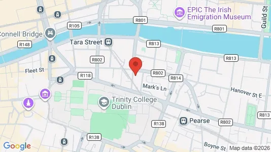 Apartments for rent i Dublin 2 - kort over placeringen