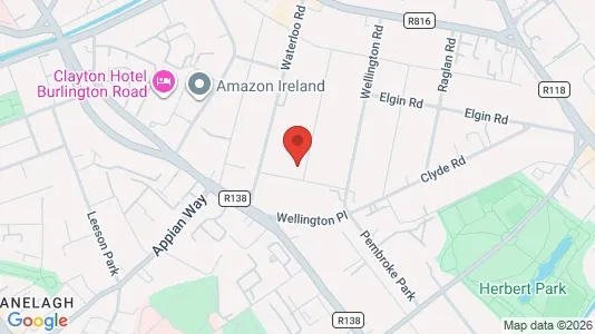 Apartments for rent i Dublin 4 - kort over placeringen