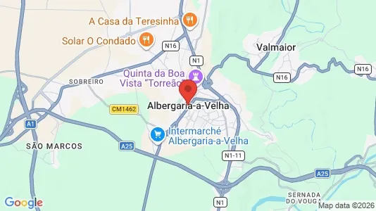 Apartments for rent i Albergaria-a-Velha - kort over placeringen