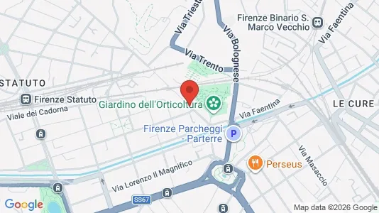 Apartments for rent i Florence - kort over placeringen